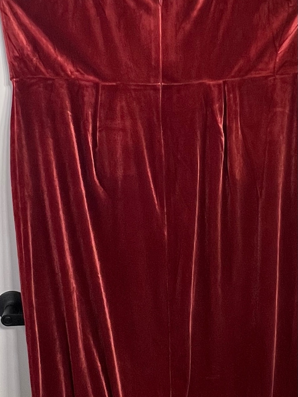 Torrid Faux Corset Velvet Autumn Wedding Guest Dress- Size 20 - Picture 6 of 8